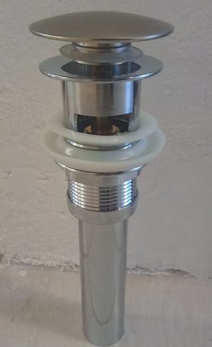 [MLU974593928] Válvula Lavatorio Tip Top Con Desborde Cromo Aqualia Acra
