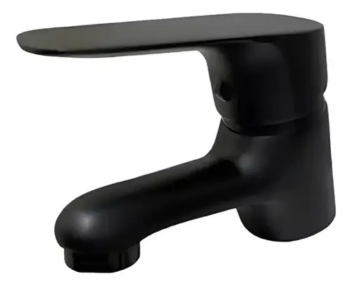 [MLU1300445162] Canilla Griferia Monocomando Para Baño Negra Mate Wico Acra