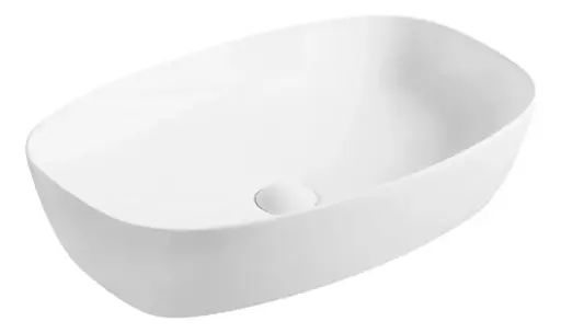 [MLU1342163272] Bacha Pileta De Apoyo Color Blanco Brillo Para Baño Acra
