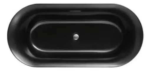[MLU1365523712] Bañera Negra Lisa Bratislava De Apoyo Acra