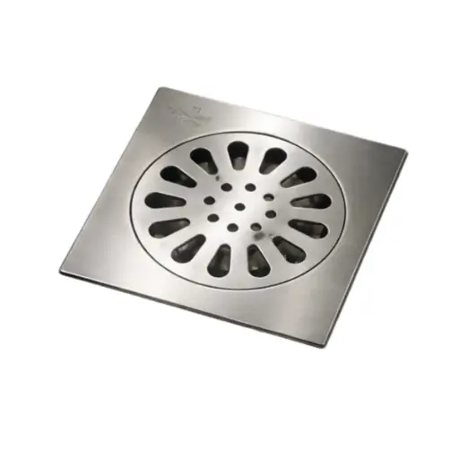 [MLU693722755] Rejilla Desagüe Para Baño Acero Satinado 10x10 Cm Acra