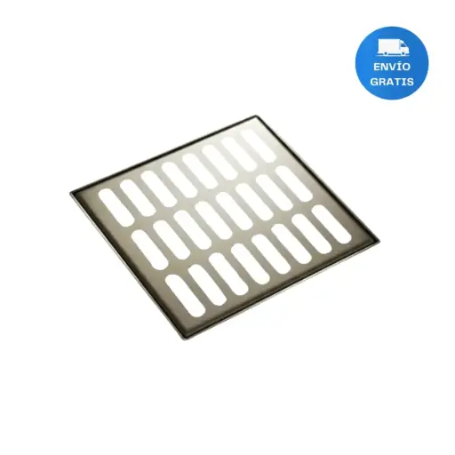 [MLU1429676640] Rejilla De Piso 10x10 Dorada Acero Inoxidable Acra
