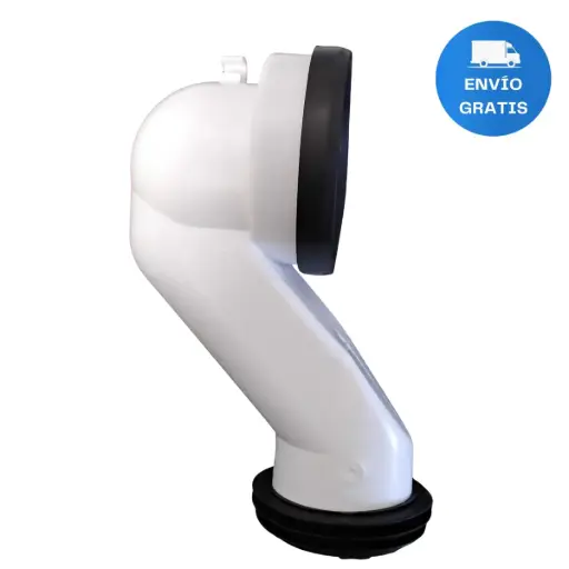 [MLU695510437] Codo Pvc Para Inodoro Salida 25 Cm Acra