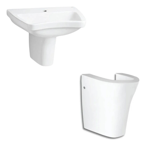[MLU1439793148] Lavatorio Pedestal Para Discapacitados Blanco Para Baño Acra