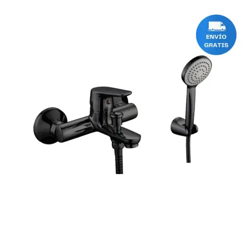 [MLU696463583] Monocomando De Ducha Klipen Concept Negro Acra
