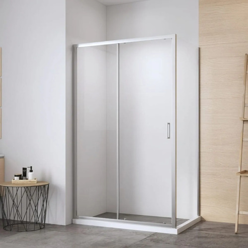 [MLU1475819062] Mampara De Baño Con Puerta Corrediza Perfil Aluminio Acra