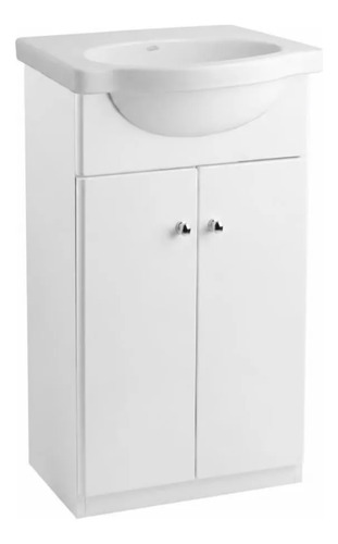 [MLU1482398046] Mueble De Apoyo Con Bacha Venecia 2 Puertas Blanco Acra