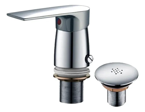 [MLU1485909338] Monocomando De Bidet C/transferencia Flat Cromo Acra