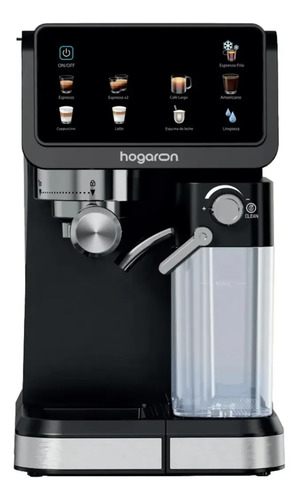 [MLU1487445630] Cafetera Espresso Hogaron 1350w Digital 9 Funciones Acra
