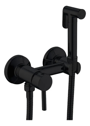 [MLU699989499] Monocomando Ducha Higiénica Negra 18 Cm Acra