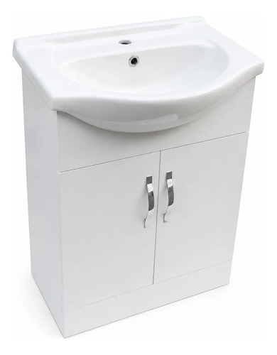 [MLU1506684496] Mueble De Apoyo Con Bacha Milan 2 Puertas Blanco Acra